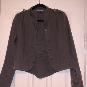 Romeo & Juliet Couture Brown Utility Style Blazer